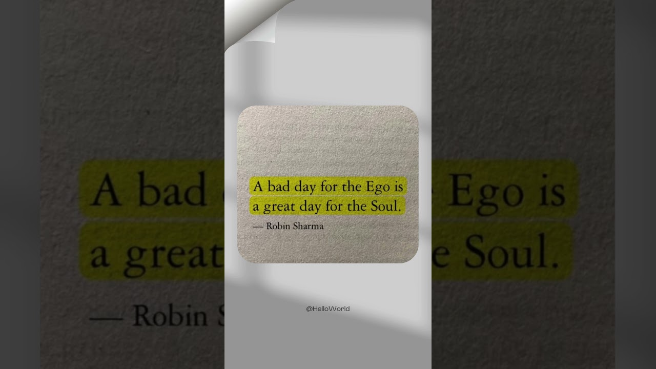 🌟 Embrace the Struggle: Ego vs. Soul 🌟