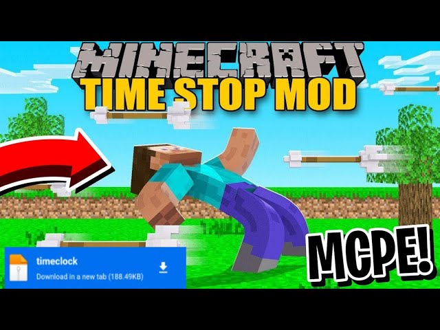 Time stop Mod for Minecraft Pe 1.20,1.19 /Best Time stop add-on 