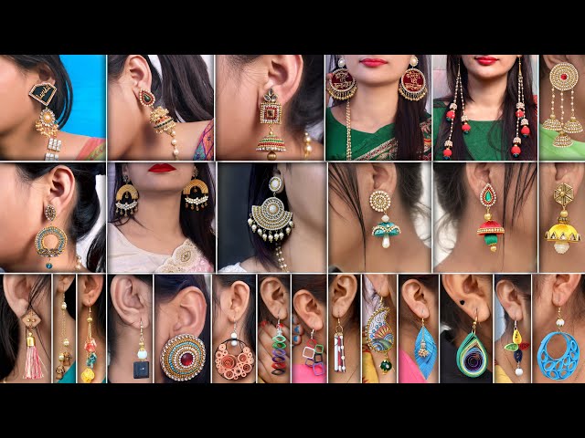 10 New Fashion Earrings Ideas | Suitable on Western & Traditional Kurti, Gown  Dresses & Saree - YouTube