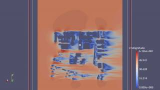 Wind Flow Simulation Around buildings