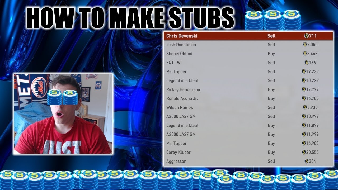 HOW TO MAKE STUBS THE FASTEST WAY!!! AUCTION TIPS FOR BEGINNERS!!! MLB THE SHOW 19 DIAMOND DYNASTY