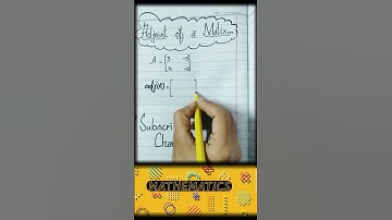 Adjoint of a Matrix #shorts #viral #trending #youtube #youtubeshorts #viralshorts  Mathematics