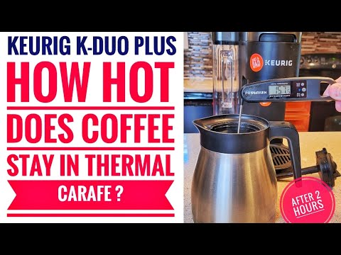 How Hot Does Coffee Stay In Stainless Steel Carafe Keurig K Duo Plus Coffee  Maker Pot 