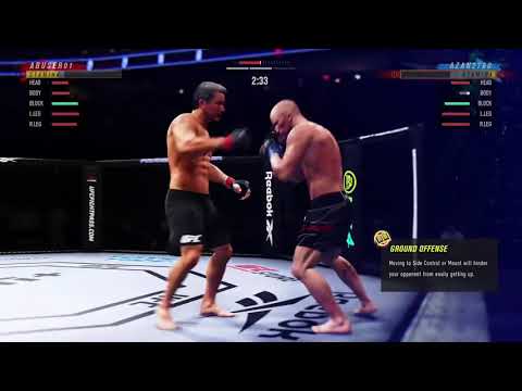 EA UFC 4 BRUCE BUFFER VS GSP BUFFER TAKING OUT THE WHOLE DEVISION