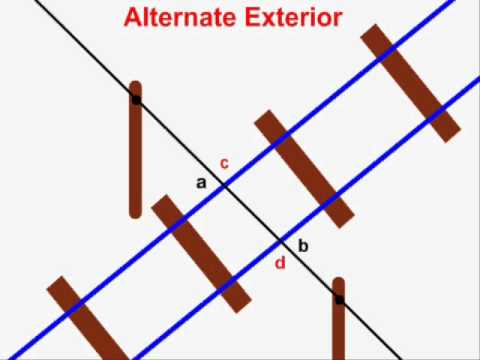 Alternate Exterior Angles In Real Life