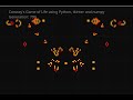 Conway's Game of Life, coded using Python, updated
