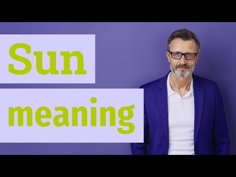 Sun | Meaning of sun