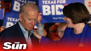 US elections: Amy Klobuchar quits Democratic race to back 'Sleepy Joe Biden' before Super Tuesday