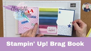 How to make a Brag Book using Stampin' Up! Product - Part 1