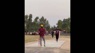 Awais goli bowling |clean bowled #cricket #bowlervibes