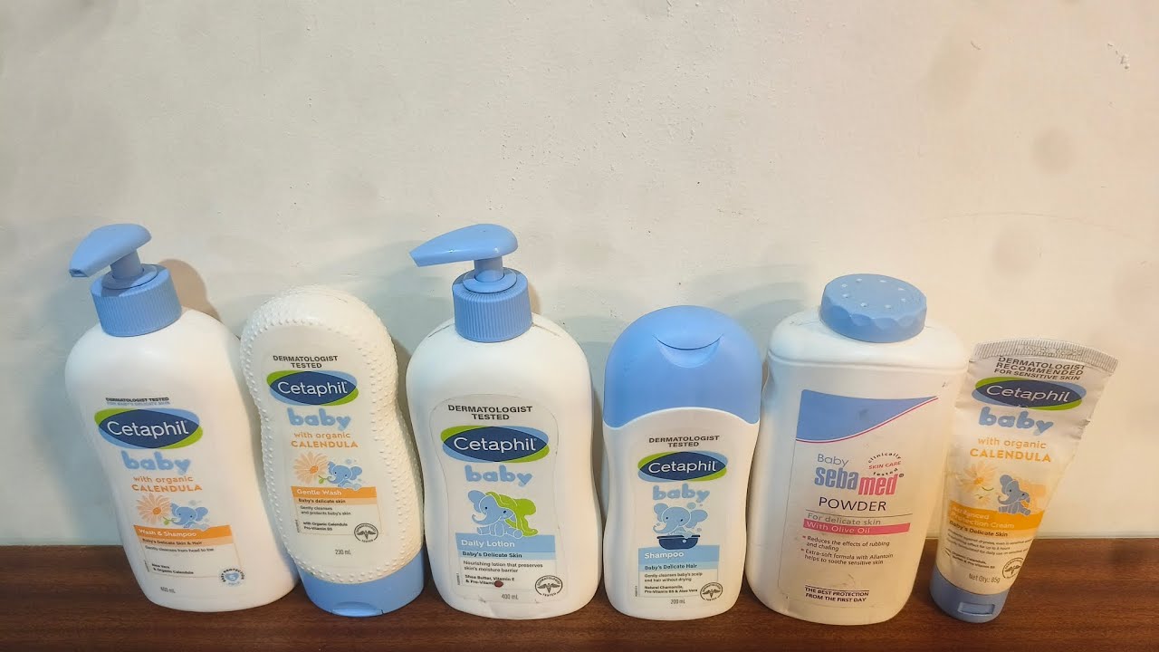 Cetaphil Baby Products. #babyproducts #cetaphil #sebamed #babyshampoo #babycream #babylotion #baby
