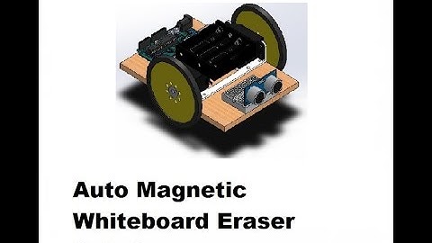 Magnetic whiteboard eraser robot (Arduino cart)