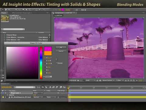 After Effects Classic Course: Tinting with Solids & Shape Layers
