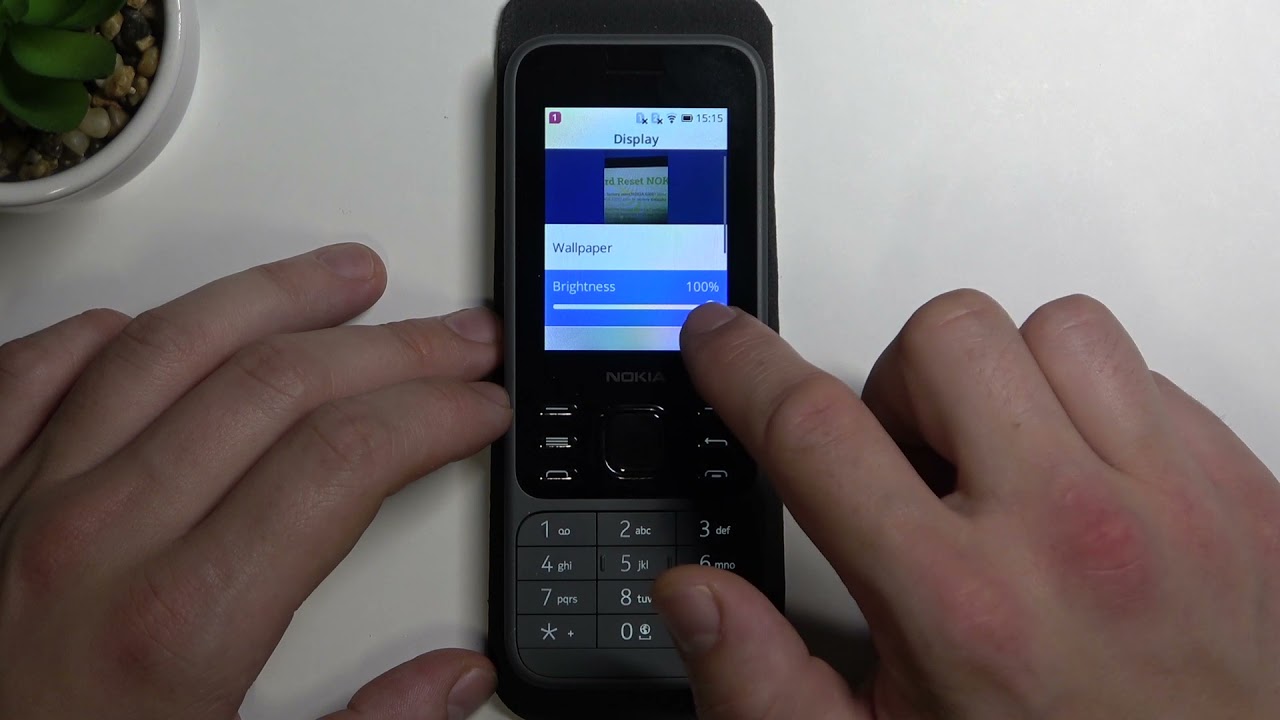 How to Change Brightness Level in NOKIA 6300 4G - Adjust Brightness Level