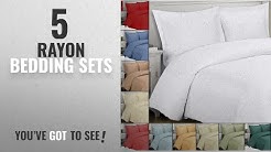 Top 10 Rayon Bedding Sets [2018]: King / Cal-King Periwinkle Silky Soft Duvet Covers 100% Rayon from