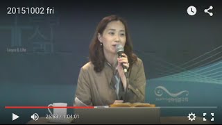 [금요]20151002 세례요한, 광야에 서다!(마3:1~4), 최미란 목사 / 교육부(비전교구)