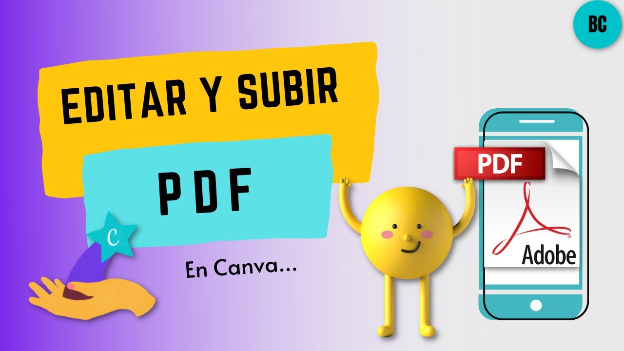 Subir y editar PDF - en CANVA - YouTube