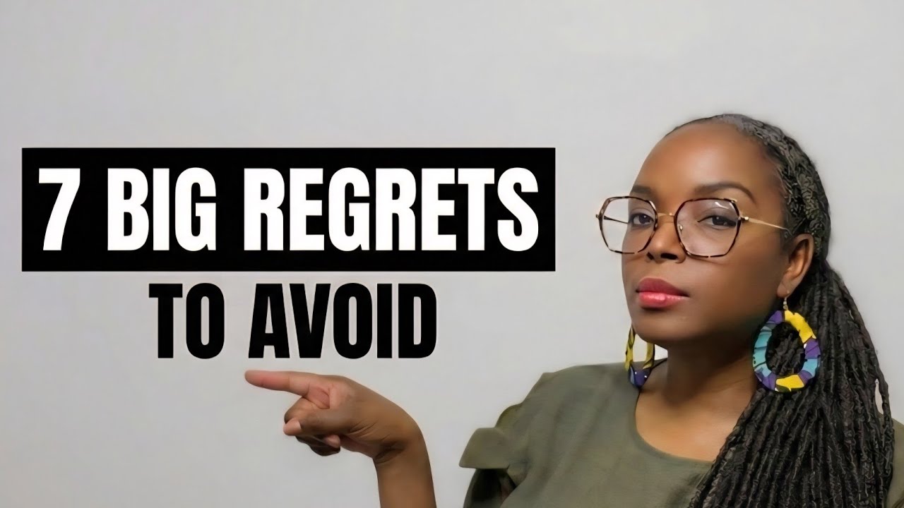 ... So you don't wake up 20 years from now wondering 