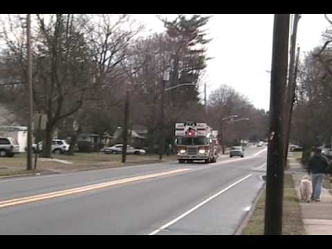 Dumont Fire Apparattus Responding to a Call.