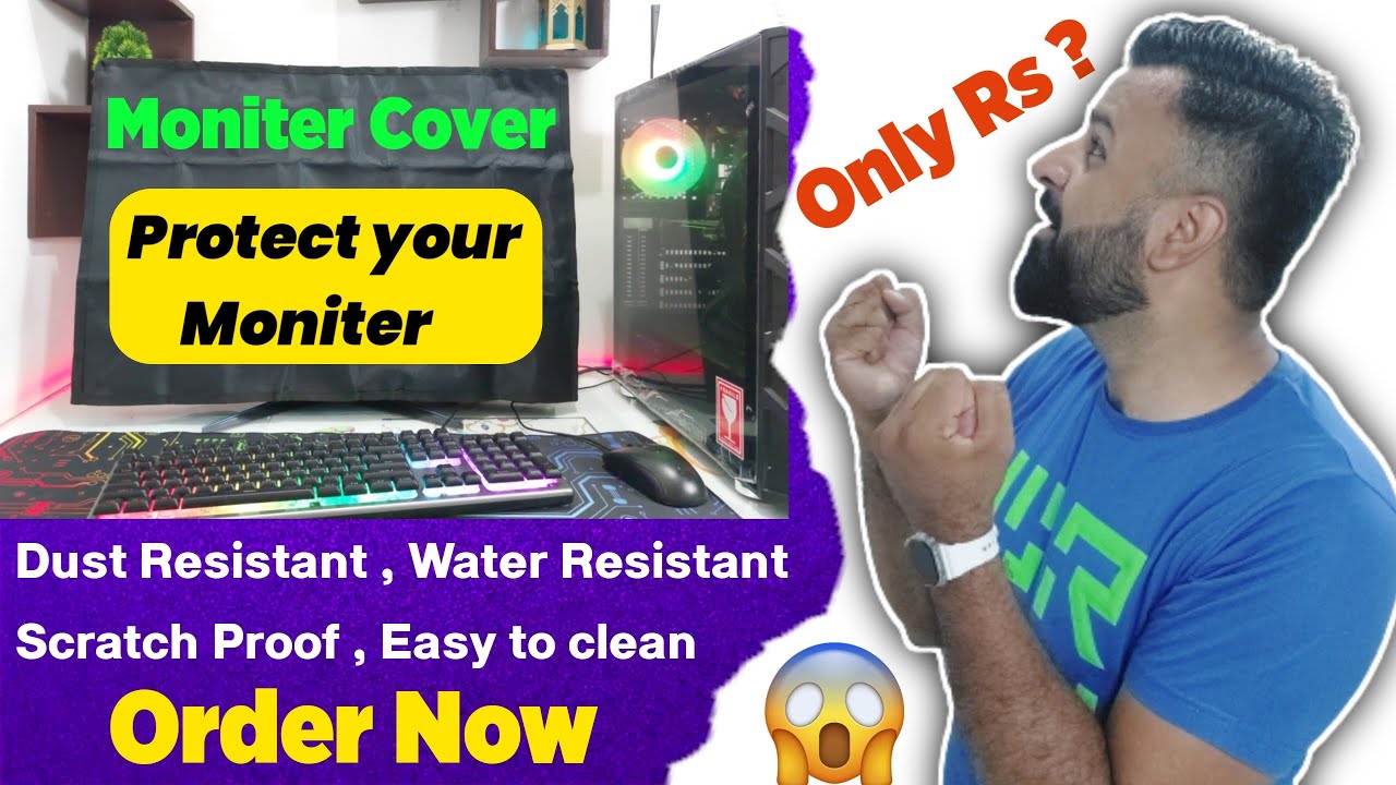 Best Monitor Cover Unboxing Monitor Dust Cover Moniter Protector YouTube