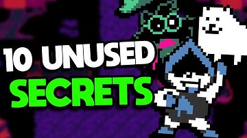 10 Best Unused SECRETS in Deltarune (so far)