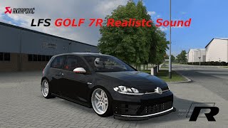 #lfs Live for Speed - GOLF 7R Line DSG   Pops and Bangs ( realistic sound ) MK7