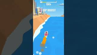 أفضل لعبة قوراب بحرية: Flippy Race screenshot 1