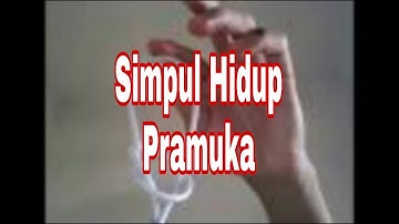 Cara membuat simpul hidup dalam pramuka