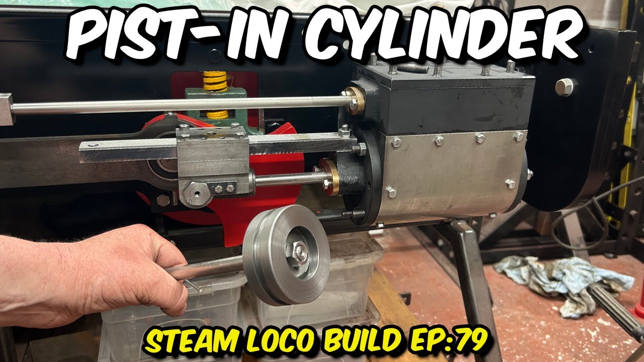 Turning the pistons on the lathe and fitting - EP79 Project Tinkerbell - 7 1/4