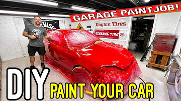The BEST Beginner's Guide to Paint Your Car with NO Paint Booth!