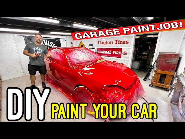 The BEST Beginner's Guide to Paint Your Car with NO Paint Booth! class=