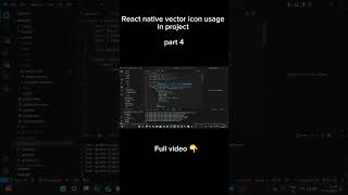 React native vector icons usage in project || part 4|| #reactnative #reactapp Relaxwithrk