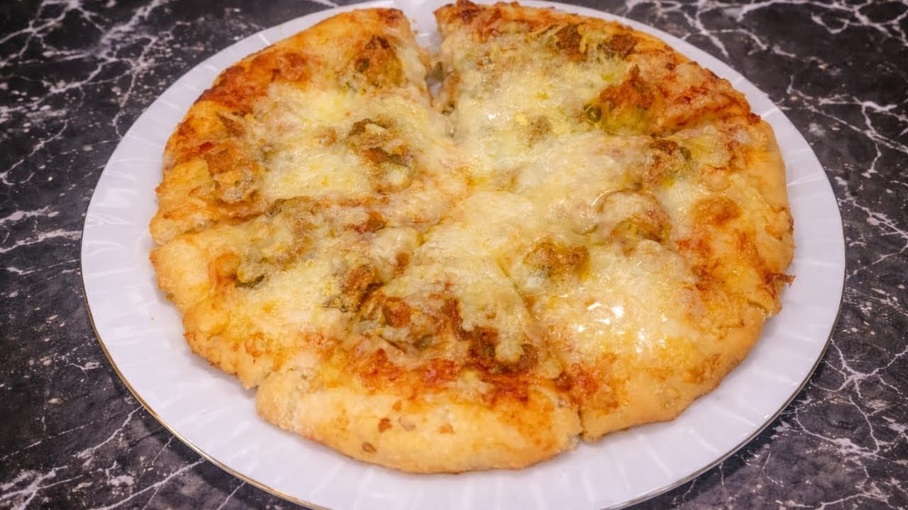 Sweet Potato Pizza 🍠🍕✨ soft cheesy recipe🤤 try my recipe do you like this tell me in comment