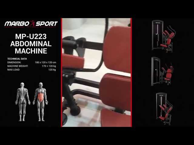 Appareil de musculation des épaules MP-U226 - Marbo Sport