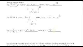 Calculus - Sec 2.5 Chain Rule Part 1
