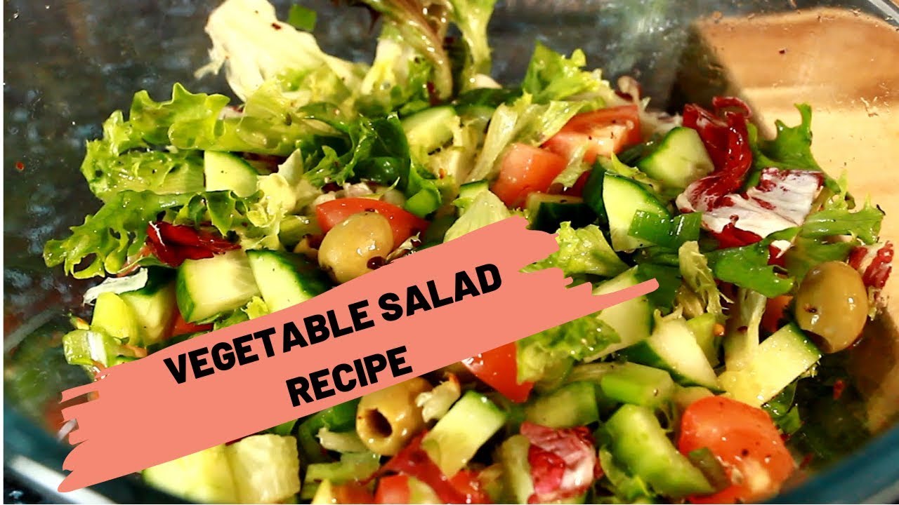 HOW TO MAKE VEGETABLE SALAD RECIPE Chef Ricardo Juice Bar 