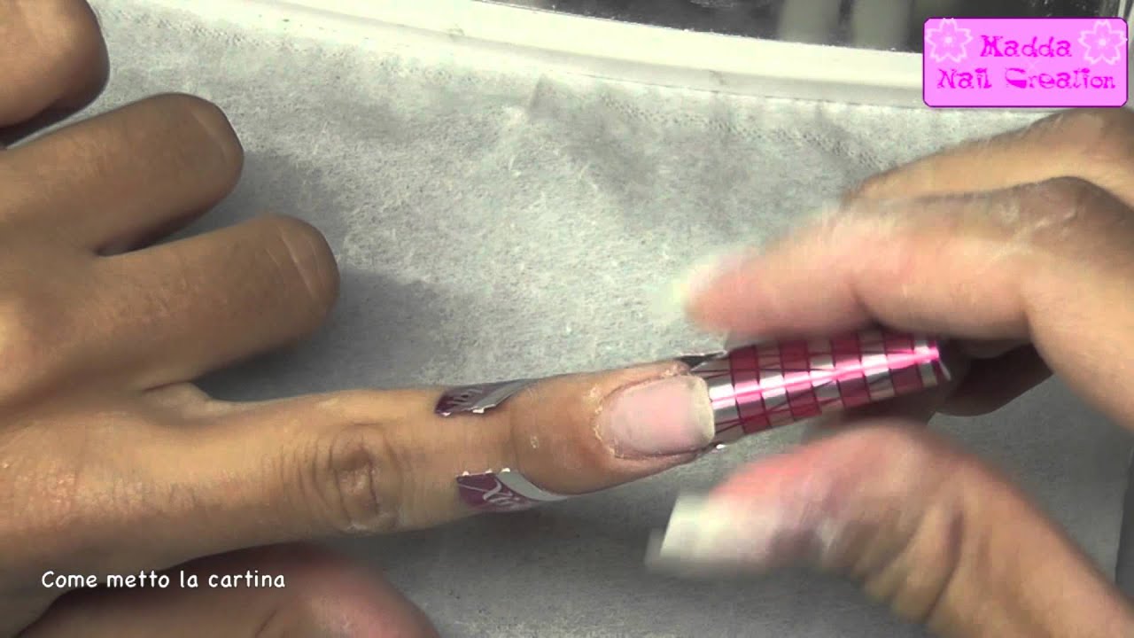 Tutorial - Ricostruzione unghie con cartina (nail form): Come