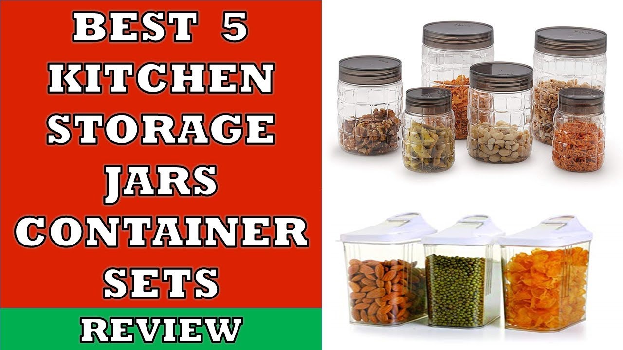 Best 5 Kitchen Storage Jars And Containers Review YouTube