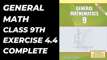 9th Class General Math, Ch 4, Exercise 4.4 Complete- Matric part 1 Gen Math