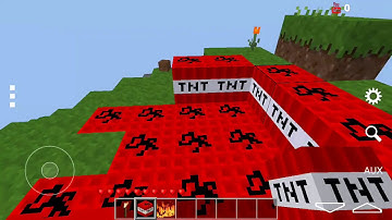 Looking at Minetest on mobile (TNT included)
