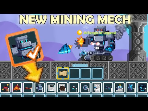 making-first-mining-mech-robot-+--1-hit!!-(recipe)-|-growtopia
