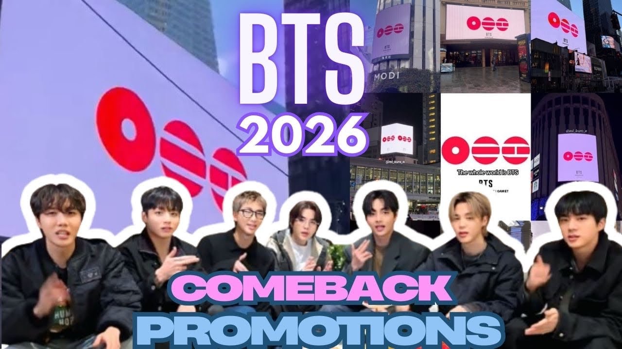 BTS Started Comeback 2026 Promotions Around the World 🔥 Tokyo, Paris, NYC, Seoul and More 💜 