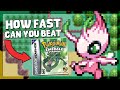 How FAST can you beat Pokemon Emerald with only a Celebi?