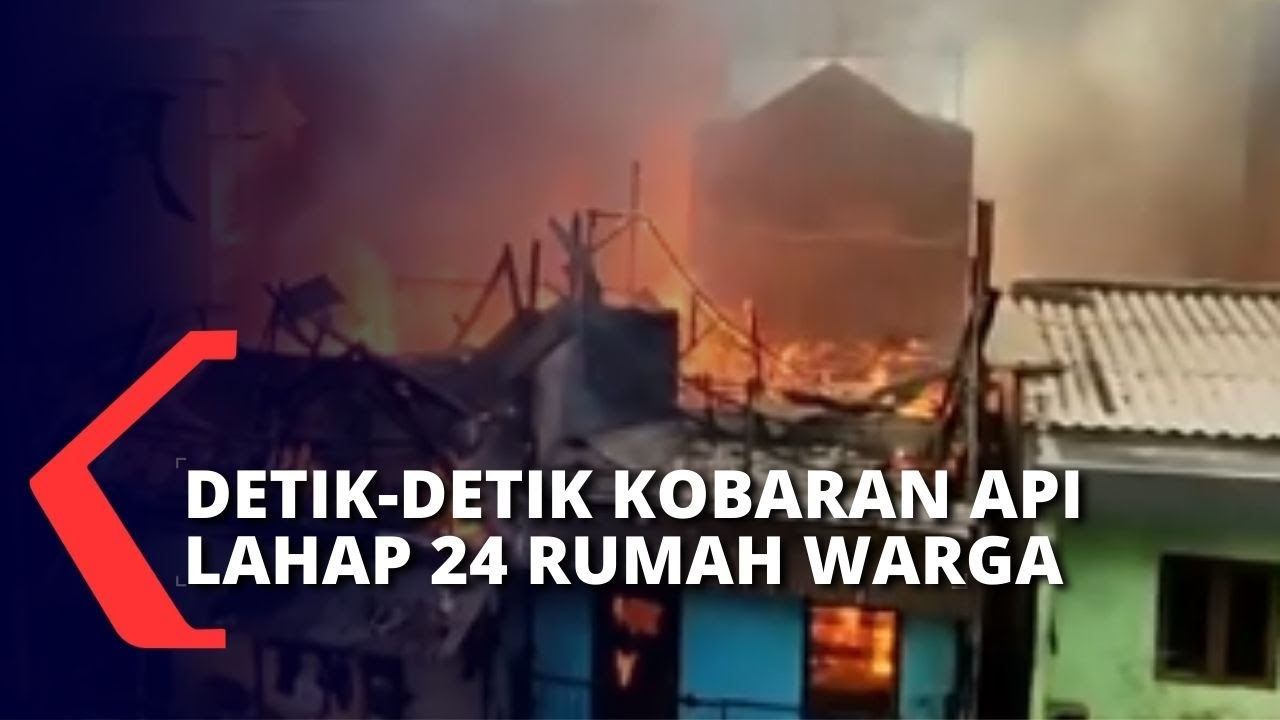 Kebakaran Besar di Tanah Sereal Jakarta Raup Semua Harta Benda, 180 Warga Masih Mengungsi!
