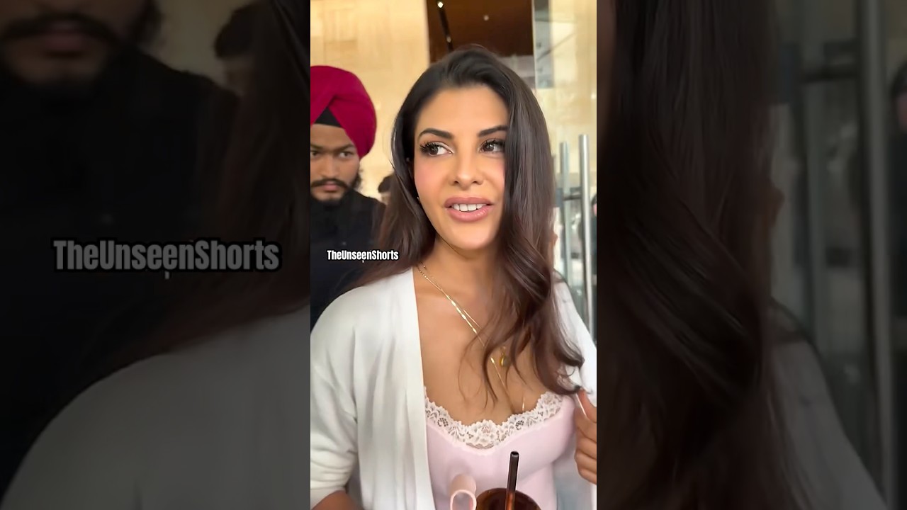 Jacqueline Fernandez 🔥✨ wraps up a press conference in Goregaon in style|The Unseen Shorts