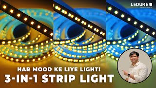 Ledure 3-In-1 Strip Light Review Detailed Guide Cool, Warm, And Natural White In Single Strip