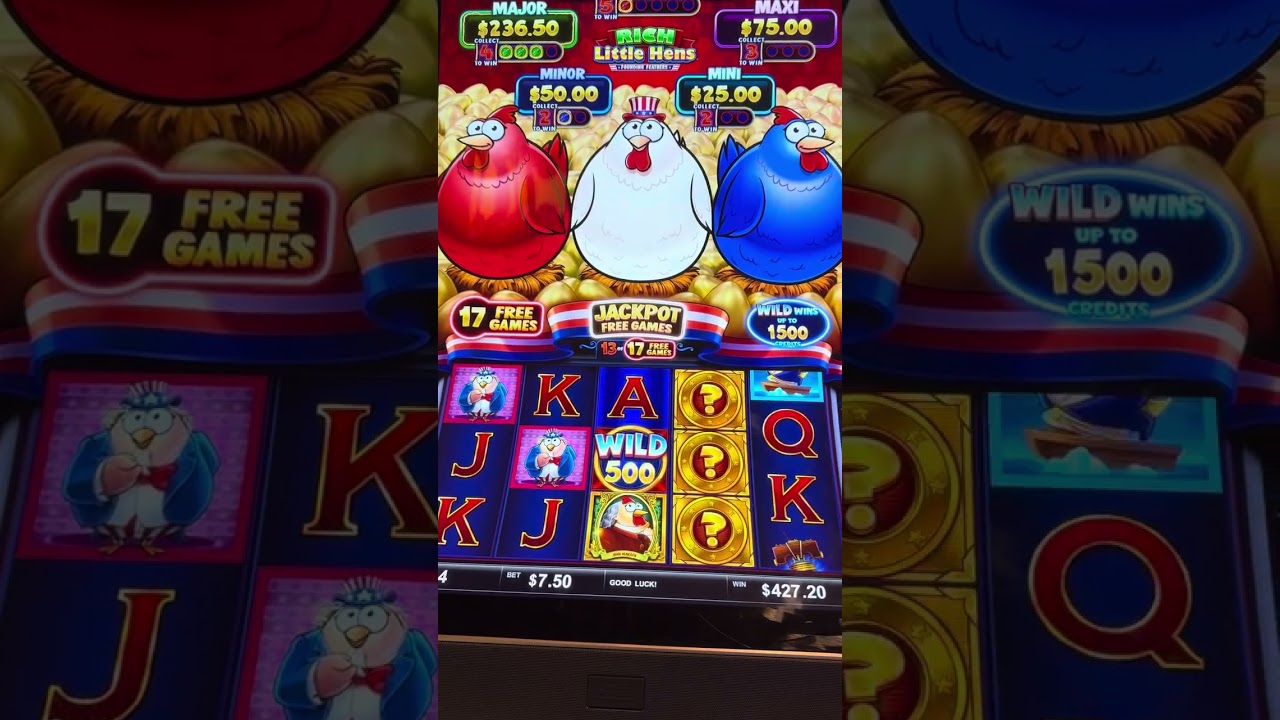 Amazing Triple pop on Rich Little Hens! $7.50 Max bet