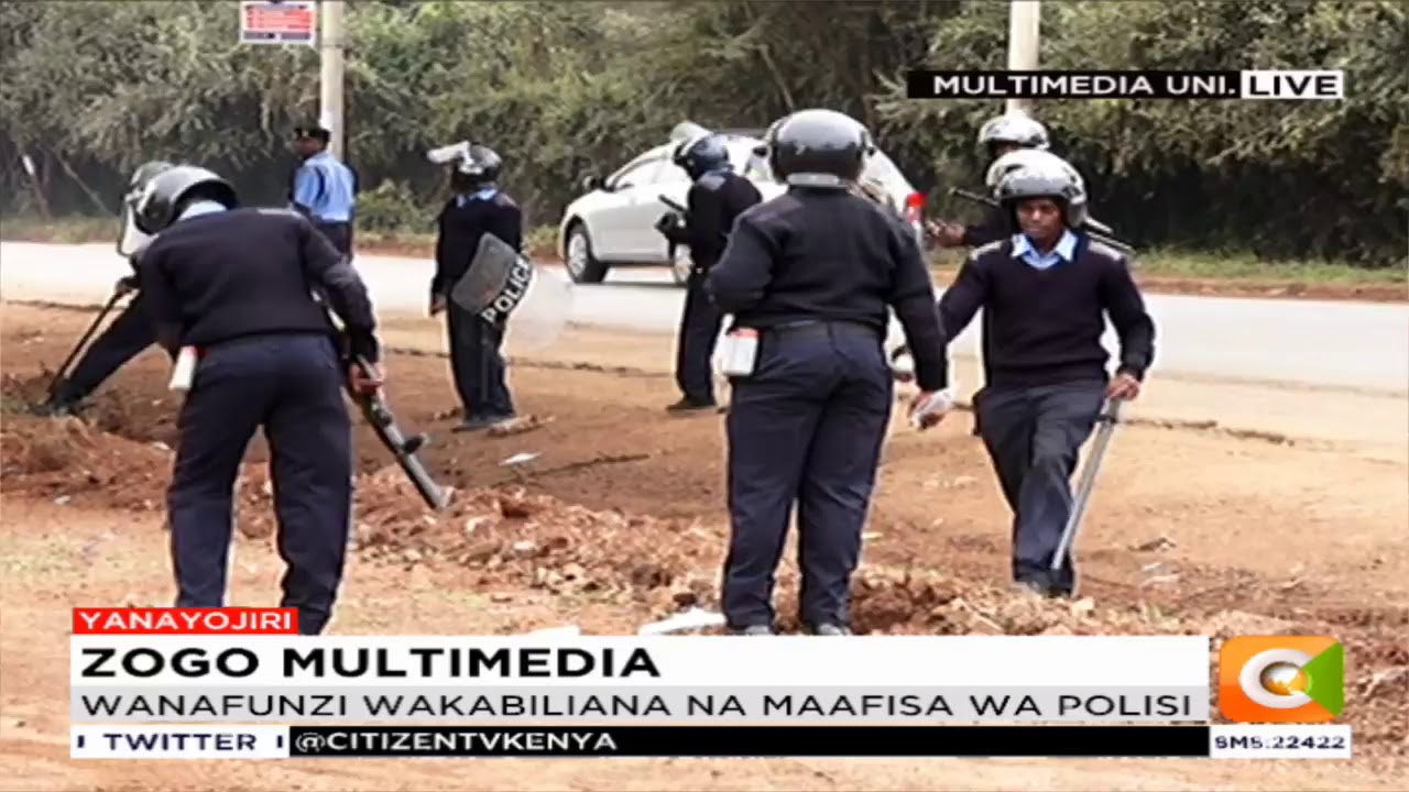 citizen tv live stream kenya Wanafunzi 3 wa chuo kikuu cha Multi Media watiwa mbaroni