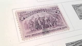 1893 2¢ Christopher Columbus Landing US Postage Stamp Scott's #231