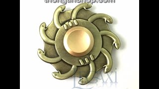 Đồ Chơi Con Xoay Tròn Hand Fidget Spinner Đồng 3 cạnh độc đáo screenshot 4